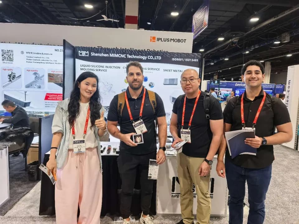 MIM Machining team connecting with manufacturing professionals at IMTS Chicago