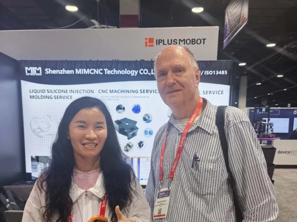 Stamping mold project conversation with an IMTS manufacturing visitor