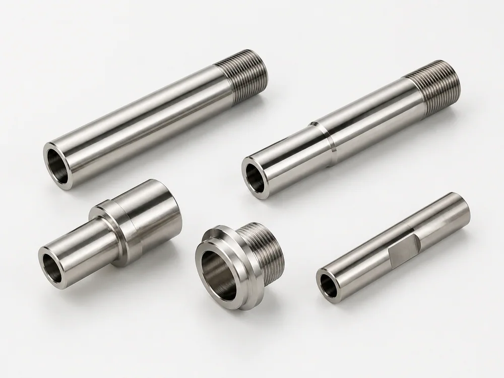 Threaded Sleeves manufactured by CNC turning